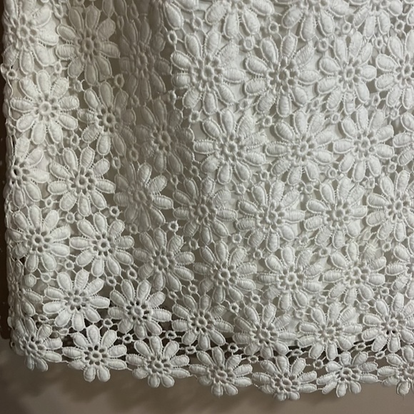 Lilly Pulitzer White “Bowen” Lace Strapless Vintage Floral Dress Size 4 - Picture 3 of 12